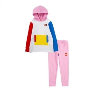 Girls Lego hoodie and pants set